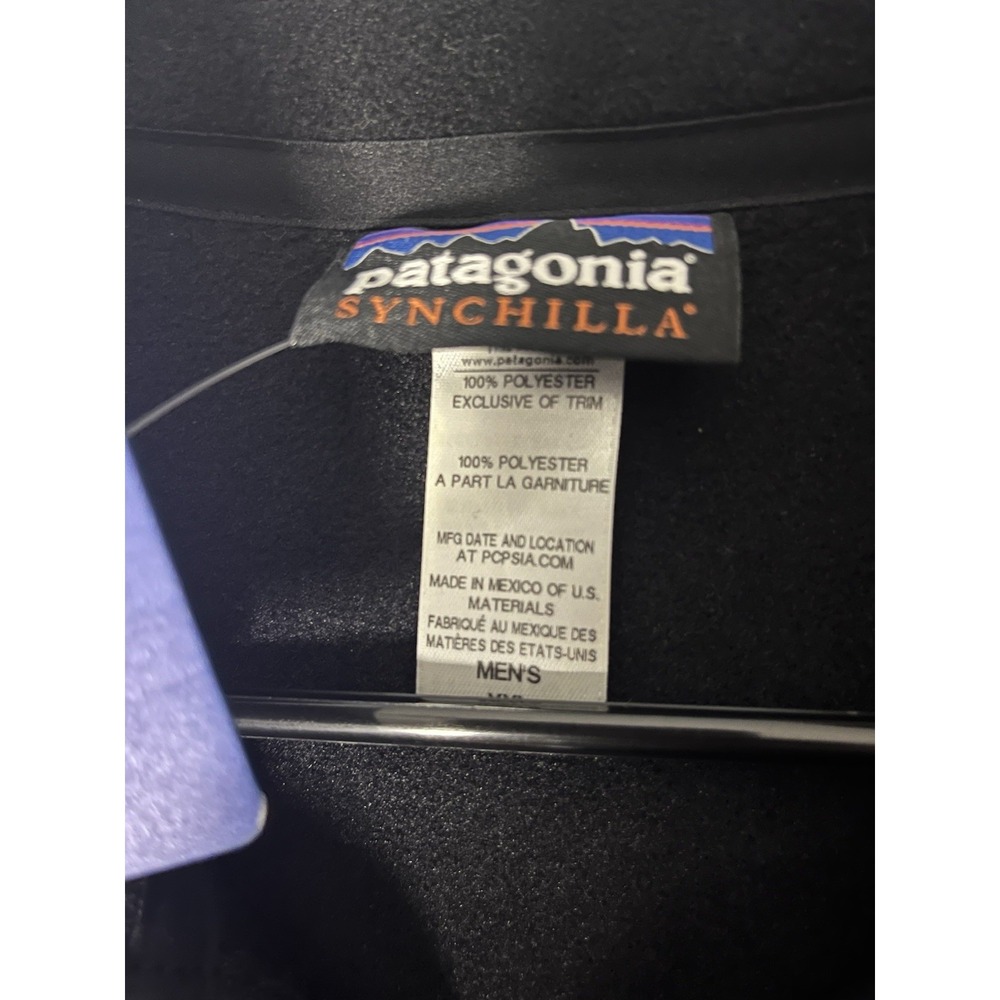 NWT Patagonia Synchilla Fleece Vest Men's Size 2XL Fill Zip Transamerica Logo - Picture 4 of 9